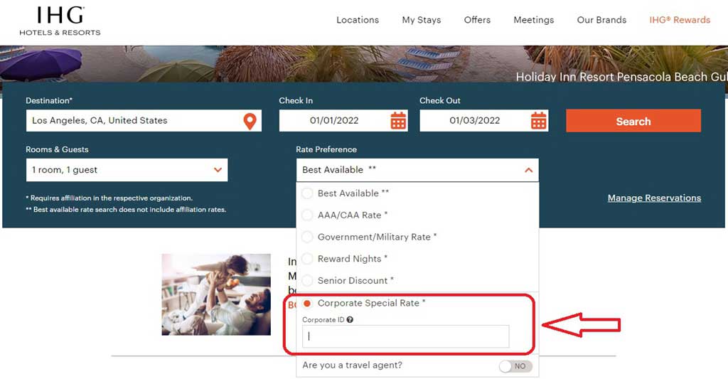 IHG Corporate Codes 2024 TikoTravel   How To Apply A IHG Corporate Code 