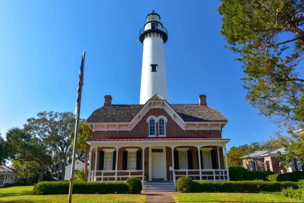 Lighthouse museum in one of the best places to visit in Georgia, Golden Isles