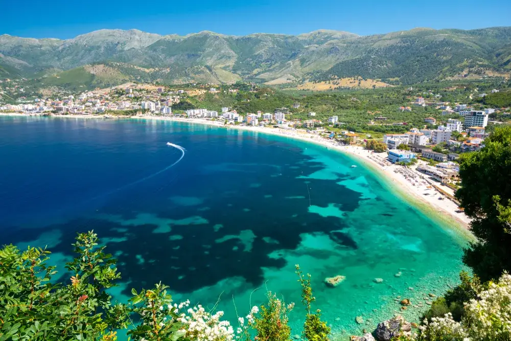 Himare Beach on the Albanian Riviera shows the best time to visit Albania for great weather and things to do