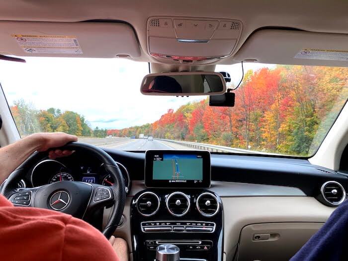 Me driving to nearby cities