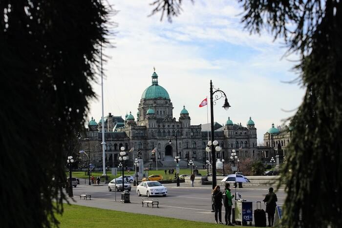 Legislative Assembly of British Columbia in Victoria.